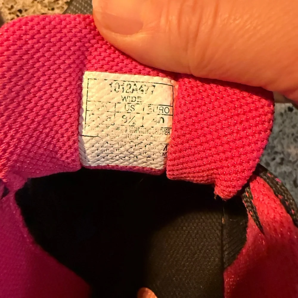 Gray and Pink Athletic Running Shoes with Breathable Mesh - Picture 5 of 5